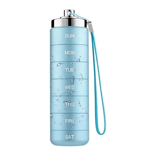 Weekly Pill Box Organizer - Metal Aluminum Portable Medicine Storage Container, 7 Day Compartments | Waterproof Travel Medicatio