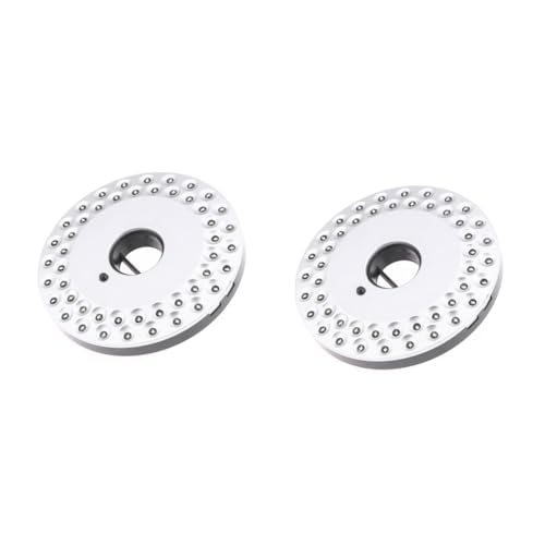 Operitacx 2 Piezas Lámpara LED Camping Luces Batería para Sombrilla Exterior Luz para Mástil de Parasol Colgante Fácil para Acampada Senderismo sin Pilas Color Plata