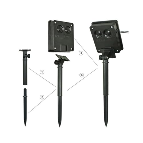 Tira LED solar exterior blanca cálida flexible 500 cm miniatura 2