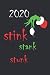 Produktbild 2020 Stink Stank Stunk- THE Best Gift You Can Share With Friends And Family girl or boy: Lined Notebook 6" x 9" 110: Grinch Hand&Christmas Long&Perfect Gift Idea