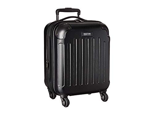 Image of Kenneth Cole Reaction Renegade 24 inch Lightweight Hardside Expandable 8-Wheel Spinner Checked-Size Luggage, Black