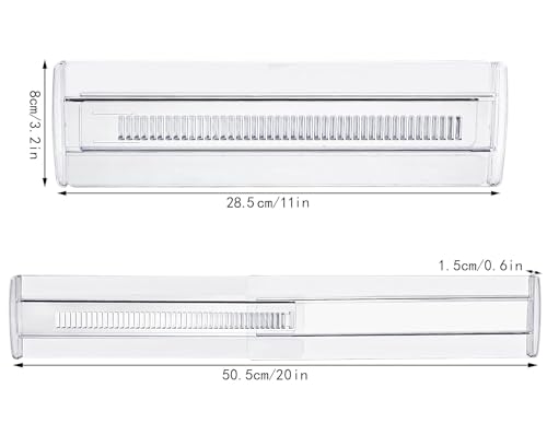 Adjustable Drawer Dividers - 2 Pack Expandable Organizers - Image 2