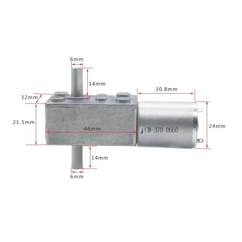 Moteur JGY370 6V 150rpm avec support pour blocage de position automatique