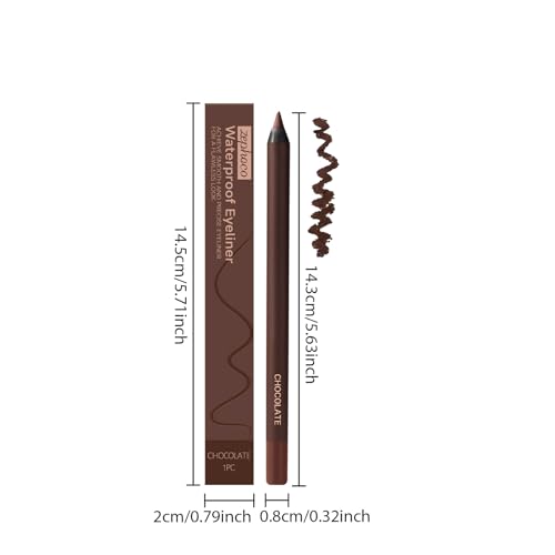 Delineador en Lápiz Resistente al Agua Marrón Chocolate miniatura 6