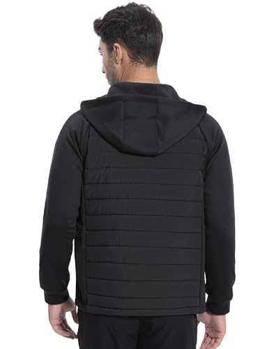 Pioneer Camp Men's Running Jacket Lightweight Puffer Jacket Hybrid Winter Warm Up Insulated Thermal Coat Hiking Golf Sports3