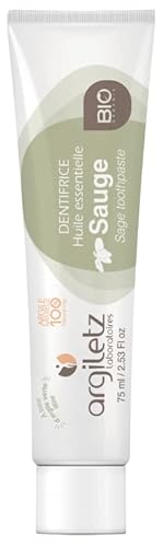 (ARCILIA) Argiletz - Dentifricio all'argilla verde - Arome Sauge - 75ml - Bio, naturale, francese