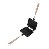 Sandwichera Caliente, Sandwichera de Hierro de Doble Pie, Máquina para Hacer Pasteles de Hierro...