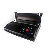BYCDD Termocopiadora Tatuaje, Impresora Termica Tattoo Profesional Tatuaje de la Impresora Herramienta de Dibujo Diseño de Papel de la Impresora,Black_28x21x7CM