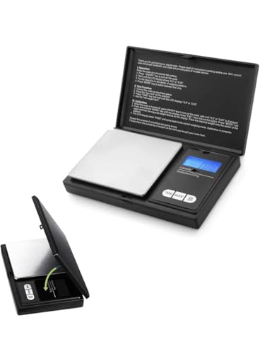 Digital Scales, Kitchen Scales Digital, Pocket Scales, 0.01g x 200g, Food Scale LCD Display, Jewellery Scales Weighing Kitchen Scales 200g