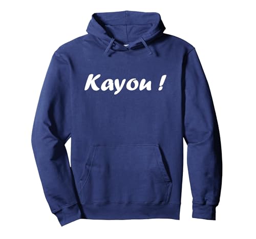 Humour Homme Cailloux Citation kayou Sweat à Capuche, Unisexe pour Adultes, Bleu Marine, XXL