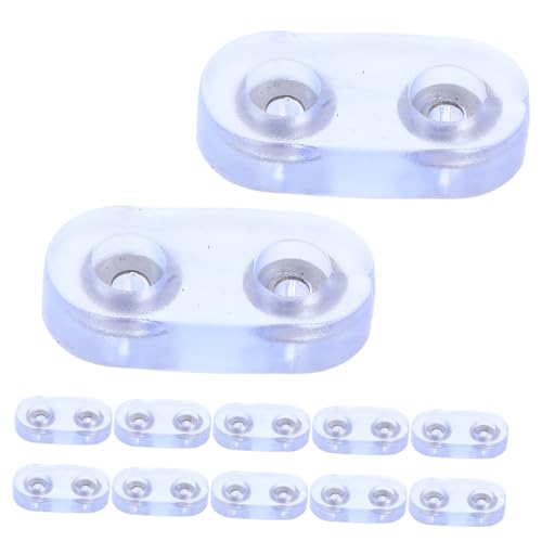 Veemoon 20 Almohadillas De Silicona para Muebles Transparentes Antideslizantes para Patas De Silla Y Mesa para Suelos De Madera O Baldosas