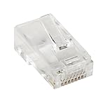 StarTech.com Cat 5e RJ45 Solid Modular Plug Connector - 50 Pack (CRJ45SOL50PK)