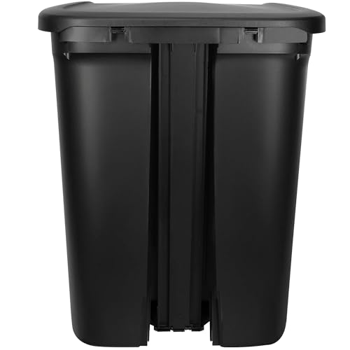 Caneca de Basura Rectangular Negra 20.4 Galones miniatura 5