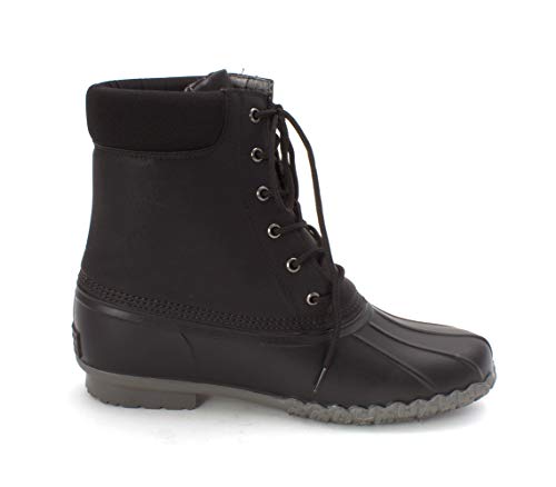 Weatherproof Mens Adam Leather Round Toe Mid-Calf, Chocolate/Brown, Size2