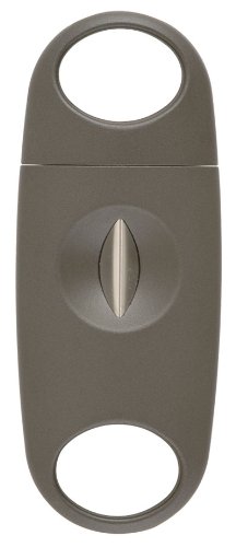 Xikar VX V-Cut V Cutter, Cigar Cutter, Up to 64 Ring Gauge, Razor-Sharp Blade Provides A Clean Cut Every Time, Concave Design for Cigar Rest, Gunmetal