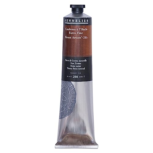 SENNELIER Artists Color Oil Paint, 200ml, Raw Sienna