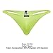 Xtremen Fashion Underwear 91226 Microfiber Thongs Color Neon Green Size S