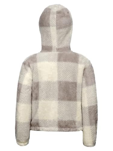 Kaerm Girls Boys Fuzzy Sherpa Hoodie Pullover Fleece Hooded Sweatshirt Warm Jacket Top for Kids4