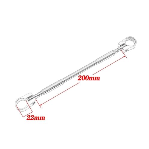 Barra transversal de manillar para motocicleta 22 mm evita vibraciones molestas 2