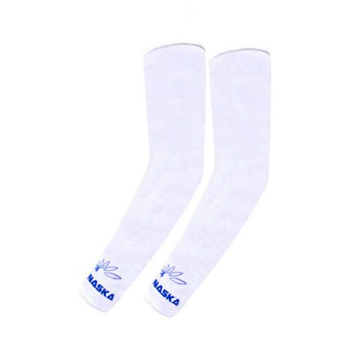Elixir Golf Naska UV Protection Arm Cooler Sleeve-1 Pair, White