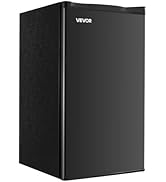 VEVOR 3.2 Cu.Ft Mini Fridge with Freezer, Single Door Compact Refrigerator with Micron Frozen Zon...