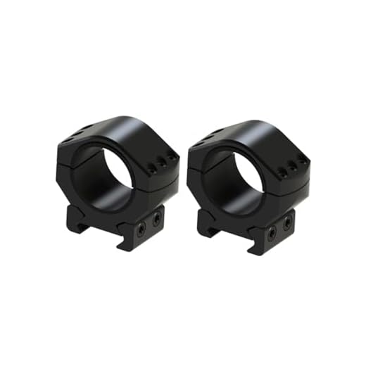 Burris Optics XTR Signature Rings – Self-Centering, Aluminum Tactical with Dual Steel Clamps, Mounting Accessories, Burris Rings, 1"(H), 1" , black