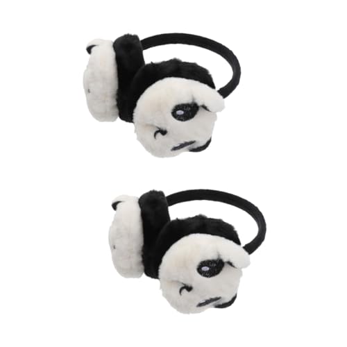 Orejeras de invierno de peluche para niños con protección térmica de dibujos animados