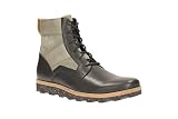 Clarks Bandar Hi Designer Boot Black Leather Men UK-7 G EU-41 M