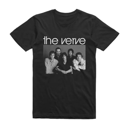 The Verve Shirt English Rock Britpop Music Band Black White T-Shirt