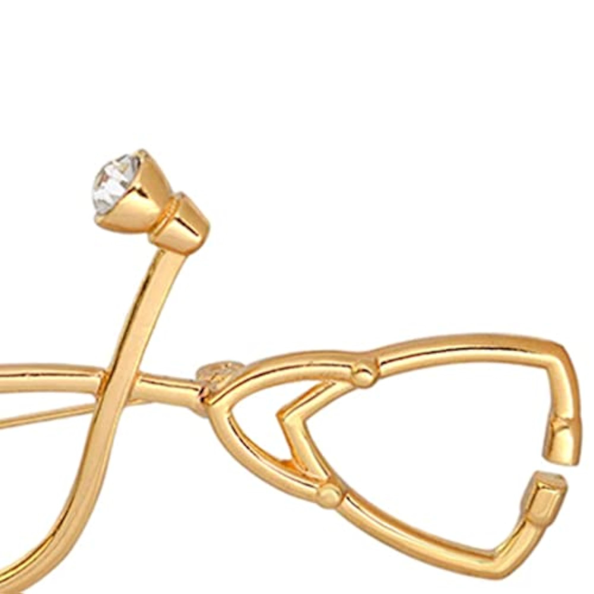 Gold Stethoscope Brooch Pin for Men & Women, Gift for Students