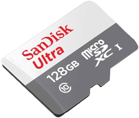 Cartão de Memória Sandisk 128GB Classe 10 SDSDQUNR 128G-GN6TA Mic...