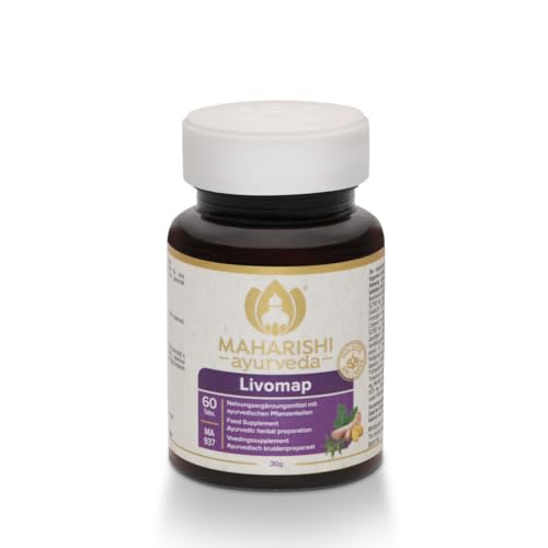 Preisvergleich Produktbild Maharishi Ayurveda Livomap / Nahrungsergänzungsmittel mit Ayurvedischen Pflanzenteilen / 60 Tabletten 1er Pack
