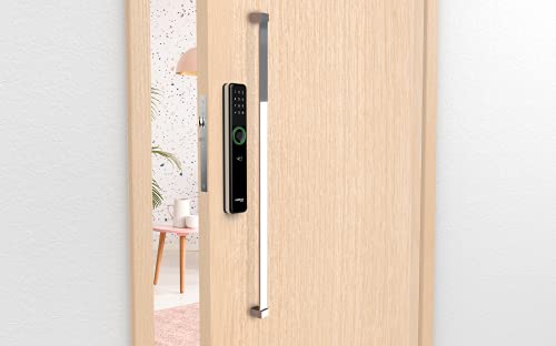 fechadura digital de embutir sem maçaneta intelbras FR 701 Preto Média