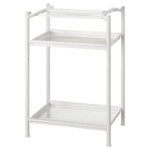 Aoasious テーブル脚・デスク脚 収納付き ホワイト 机下収納で片付け簡単 省スペース オフィス・在宅ワーク・学生向け 組み立て簡単