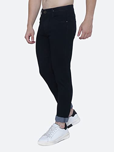 Image of Strechable Denim Regular Fit Mid Waist Light Weight Soft Feel Stretchable Denim Jeans Pant for Men