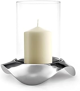 Robert Welch Drift Hurricane Lamp. Made from Stainless Steel. Ideal for indoor or outdoor use.