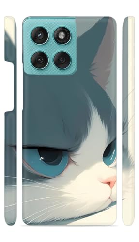 Image of Sad Cat Designer Printed Hard Back Cover for Motorola Edge 60 Fusion 5G Attractive and Uniquely Crafted Smartphone Case