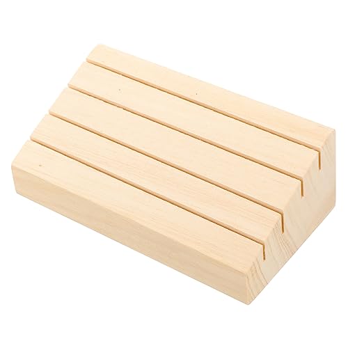 ULDIGI Card Holders for Playing Card Wooden Display Rack for Poker Rising Slots