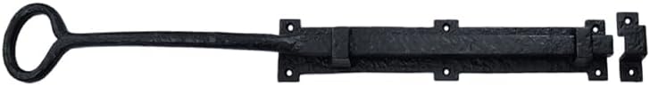 Adonai Hardware 21" Chemarims Black Antique Iron Door Bolt