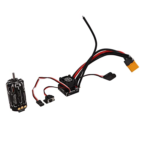 Liga de alumínio RC 380 motor sem escova com sensor TS80A sensor sem escova com ESC conjunto para ca