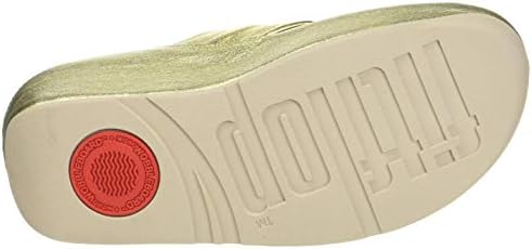 Fitflop Women's Heels Open Toe Sandals, Gold Artisan Gold 667, 8 | Image 3