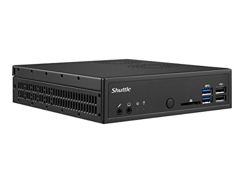 Shuttle XPC Slim DH110 Mini Barebone PC Intel H110 LGA 1151 Kabylake/Skylake Heatpipe Cooling Module No CPU No Ram No HDD/SSD No OS - Thumbnail 4