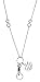 Message Inspirational Charm, Hidden Hollow Beads Fashion Lanyard Necklace, Women's super strong chain lanyard for ID badge holder and keys, 34" long (Be stronger than the storm)