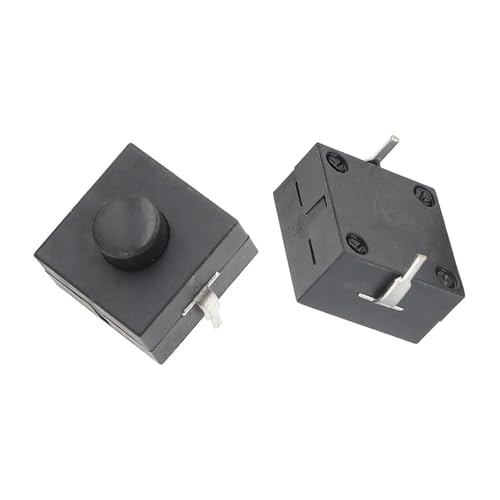 Interrupteur pour lampe torche 2 broches pour remplacer un bouton défectueux ou usé