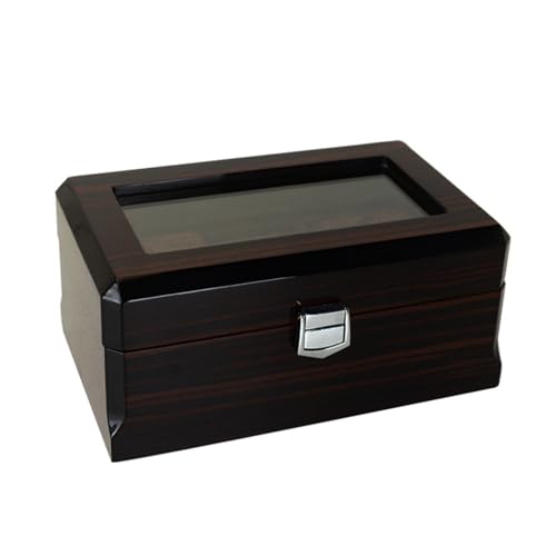 Boîte à montres en bois anti-rayure : protégez vos 3 montres-bracelets dans ce coffret