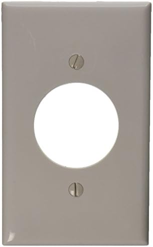 Leviton 80720-W 1-Gang 1.60-Inch Diameter, Device Receptacle 