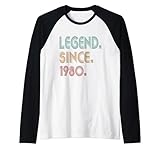 Photo Gallery legend since 1980 44th birthday 44 anni vintage funny maglia con maniche raglan Photo Gallery legend since 1980 44th birthday 44 anni vintage funny maglia con maniche raglan