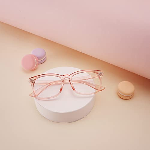 Image of Cyxus Blue Light Filter Computer Glasses for Blocking Headache [Anti Eye Eyestrain] Transparent Lens Gaming Glasses, Unisex (Men /Women)
