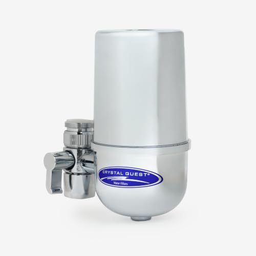 Image of Crystal Quest Faucet Mount Water Filter, ISO Certified 2000-Gallon Capacity