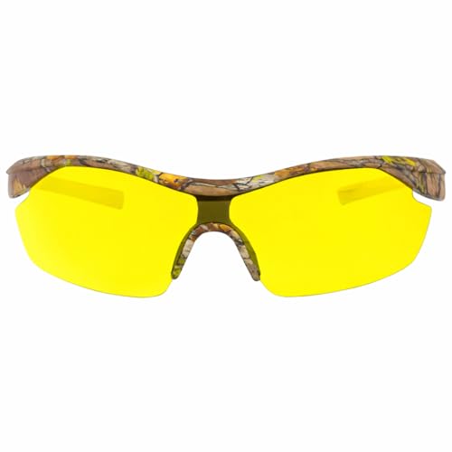 Image of Hornz Polarized Sunglasses Men Camouflage Wrap Around Sport Frame Lightweight